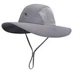 Панама из полиамида унисекс CAMEL, светло-серая - фото 3