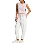 SS24 Трикотаж Женская Розовая Футболка Polo Ralph Lauren - фото 3