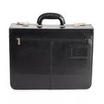 Коричневый кожаный портфель для руководителей AmeriLeather Modern Attache - фото