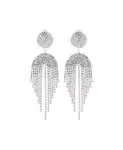 Женские серьги-подвески Adeline Sohi, silver - фото