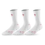 Унисекс баскетбольные носки KELME, 3 пары (белый черный) - фото 3