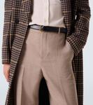 Ремень кожаный Вадим Saint Laurent, черный - фото 2