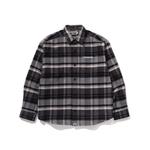 Фланелевая рубашка Check A BATHING APE, красный - фото 4