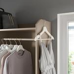 Открытый шкаф с 3 ящиками HAUGA IKEA, 70x199 см, бежевый - фото 4