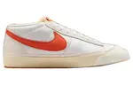 Мужские кроссовки для скейтбординга Nike Blazer, White/Orange - фото