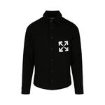 Рубашка Off-White Arrow Denim Shirt, Black - фото
