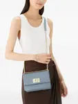 Сумка-сэтчел с цепочкой Furla, синий - фото 2