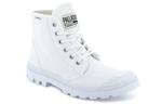 Pampa Canvas Shoes Unisex High-top White Palladium - фото 3