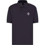 Хлопковая поло ARMANI EXCHANGE, синий - фото 2