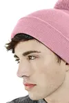 Оригинальная шапка с помпоном Beechfield, розовый - фото 2