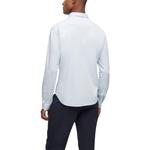 HUGO BOSS Мужская синяя рубашка - фото 6