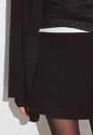 Юбка NA-KD A-line skirt, Black - фото 3