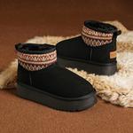 Зимние ботинки женские Daphne с орнаментом, коричневый - фото 11