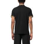 VERSACE JEANS COUTURE Мужская черная поло - фото 4