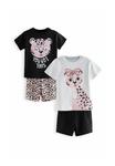 Пижама DOPPELPACK LEOPARD SET Denokids, черный - фото 2