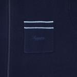 Свитер Supreme Zip Up Polo Sweater, Navy - фото 3