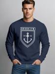Neverless Свитшот 'Brooklyn Anker' в цвете Navy - фото 2