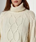 Водолазка шерстяная Max&Co. Regular Fit, бежевый - фото 4