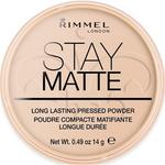 Прессованная пудра London Stay Matte 14G 003 Персик, Rimmel - фото 2