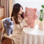 Плюшевый мишка кукла плюшевая игрушка высота 50см MLING, серый - фото 9