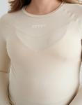 Aim'n Café au lait soft basic maternity Топ in beige - фото 2