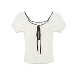 Женский топ на лето 2025 KIRSH, белый - фото