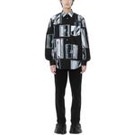 WE11DONE Мужская черная рубашка - фото 4