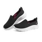 Skechers Go Walk Fle Low Top Casual Shoes Women's Black - фото 10