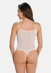 Боди Teyli Mesh suit mit dünnen Trägern Sophi, белый - фото 3