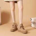 Женские ботильоны абрикосового цвета Devanro, хаки зеленый - фото 4