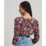 Топ Superdry Vintage Tie Front, коричневый - фото 2