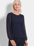 Блуза Goldner, темно-синий - фото 2