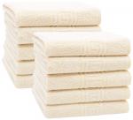 Полотенца набор  Zollner, желтый - фото