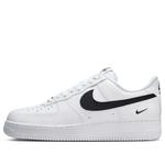 Кроссовки Nike Air Force 1 Low Nylon Swoosh 'White Black' - фото