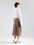 Юбка NÜMPH Mea, серо-коричневый - фото 4