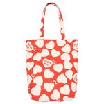 HUMAN MADE Хлопковая тканевая сумка-шоппер Regular Women's Red - фото 2