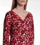 Платье миди из хлопка с цветочным принтом Marni, черный - фото 4