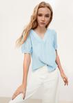 Блуза QS, светло-голубой - фото 2