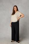 Черные брюки Curve Petite с широкими штанинами Live Unlimited, черный - фото