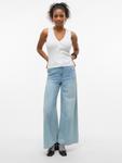 Джинсы с широкими штанинами VERO MODA VMAnnet, Blue denim - фото 5
