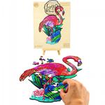 Деревянный пазл Розовый фламинго А3 Moments - фото 3