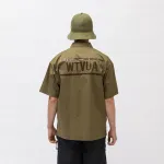 WTAPS Мужская рубашка коричневого цвета - фото 5