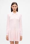 Платье Tommy Jeans SCRIPT PLEATED SWEATER DRESS, Light Pink - фото 3