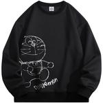 Толстовка унисекс Doraemon, черный - фото 3