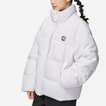 Badfive пуховик женский белый Lining - фото 3