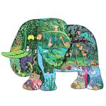 Развивающий пазл для детей - СЛОН - 128 шт. HABARRI - фото 2