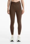 Леггинсы OYSHO, коричневый - фото