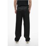 Свободные атласные брюки LIAM Neil Barrett, Black - фото 2