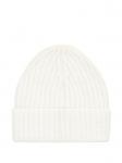 Шапка-бини в рубчик Malo, белый - фото 2