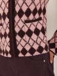 Кардиган с узором аргайл Mint Velvet, Red Burgundy - фото 6